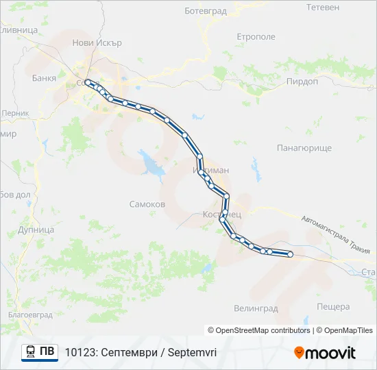 ПВ  Line Map