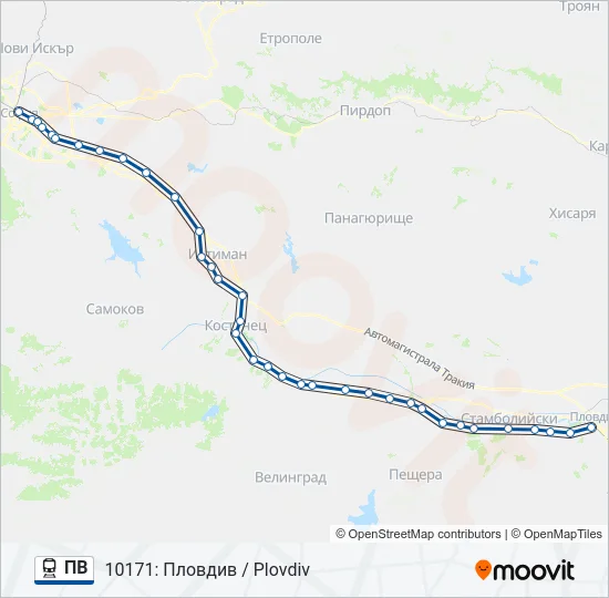 ПВ  Line Map