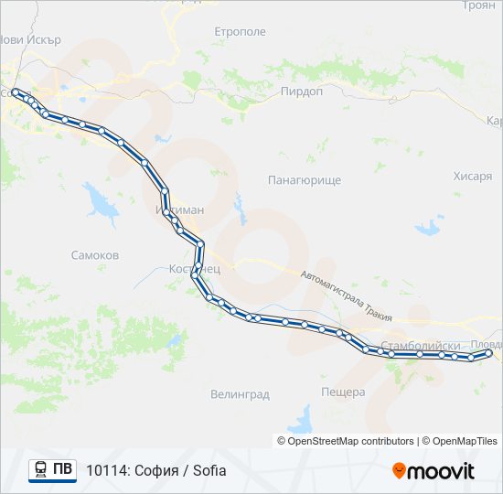 Поезд софия москва маршрут