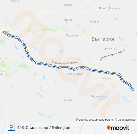 БВ / МБВ: карта маршрута