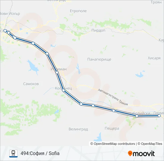 БВ / МБВ  Line Map