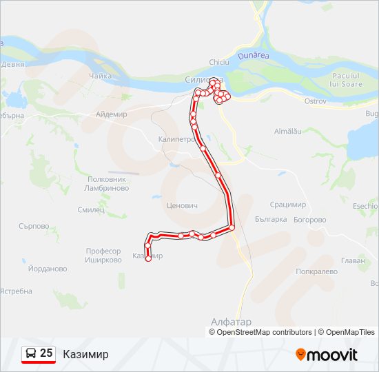 25  Line Map