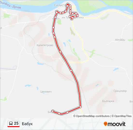 25  Line Map