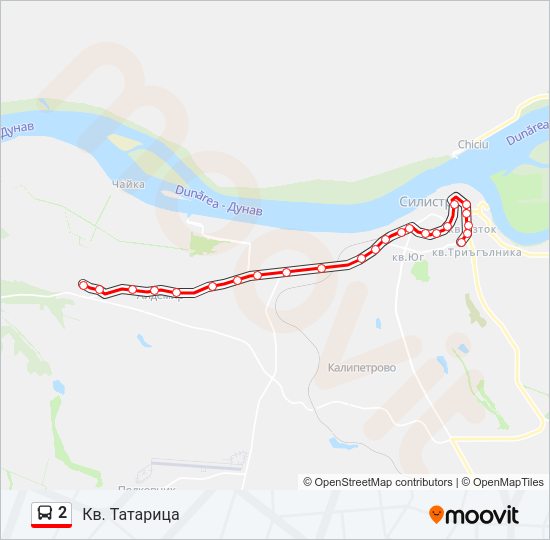 2  Карта на Линията