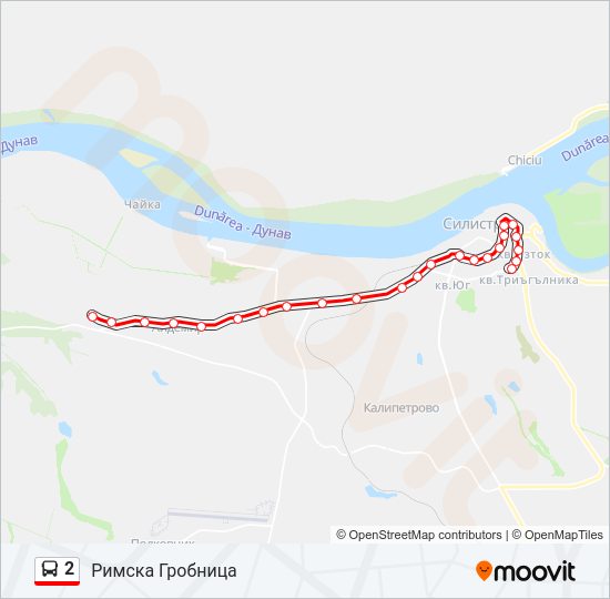 2  Карта на Линията