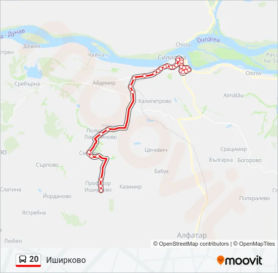 20  Line Map