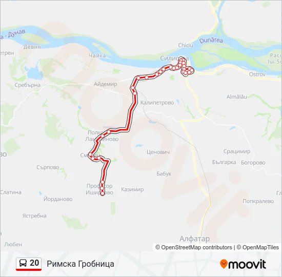 20  Line Map