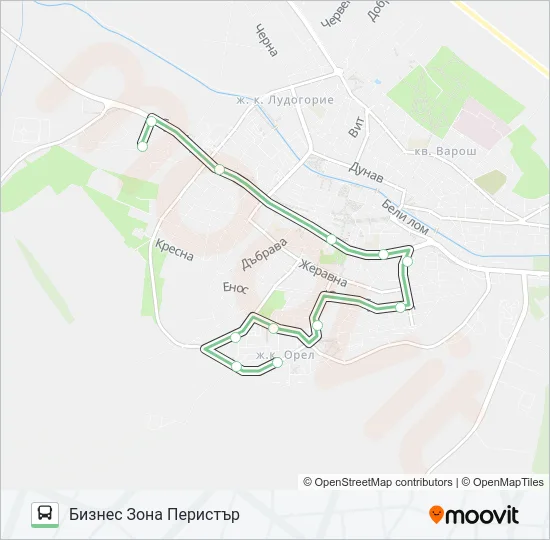 3 Bus Line Map