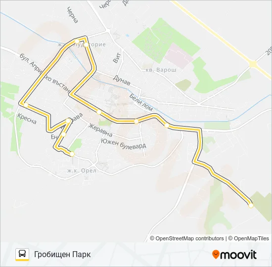 6 Bus Line Map