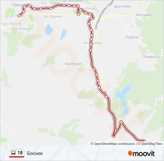 Маршрут 18 автобуса красноярск остановки