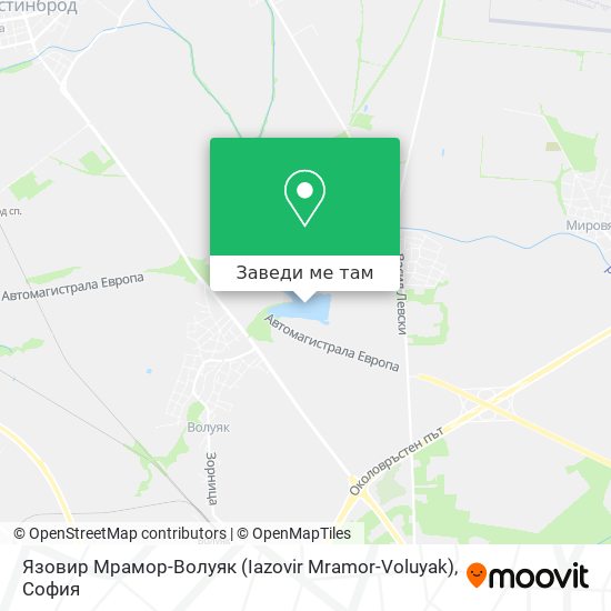 Язовир Мрамор-Волуяк (Iazovir Mramor-Voluyak) карта