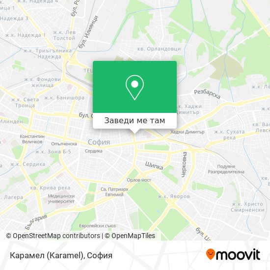 Карамел (Karamel) карта