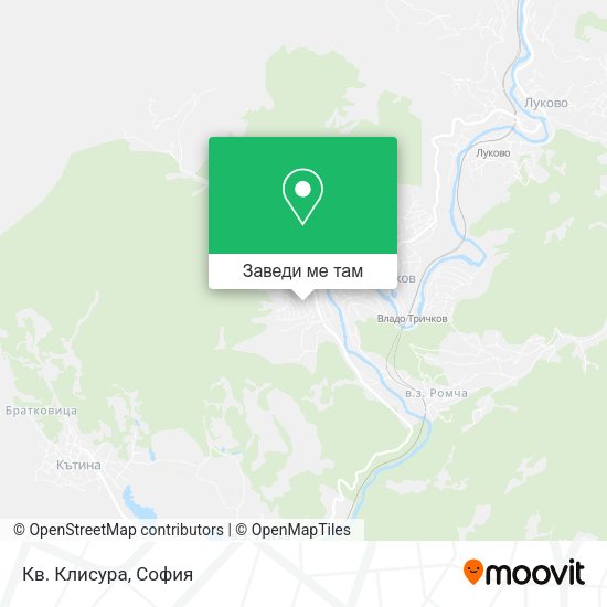 Кв. Клисура карта