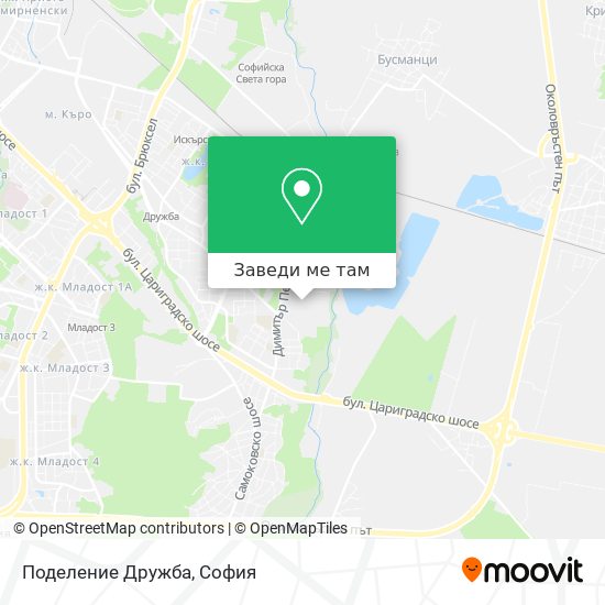Поделение Дружба карта