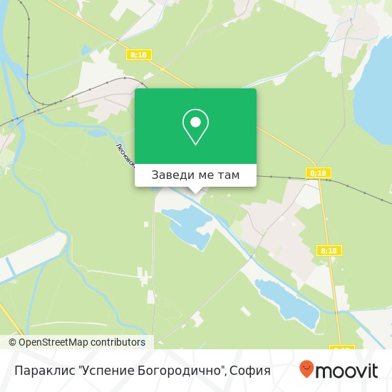 Параклис "Успение Богородично" карта