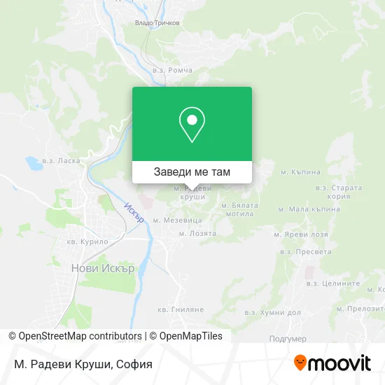 М. Радеви Круши карта
