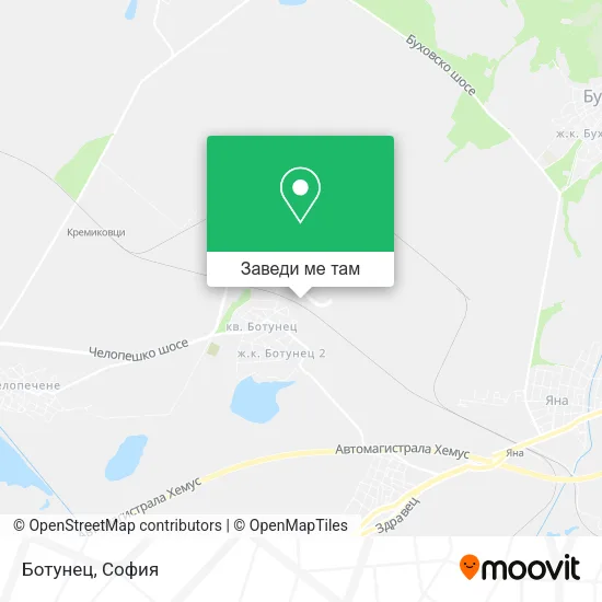 Ботунец карта