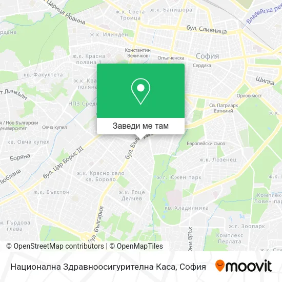 Национална Здравноосигурителна Каса карта