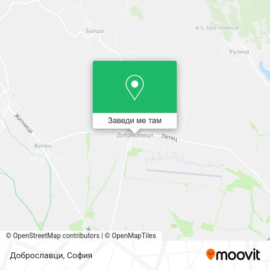 Доброславци карта