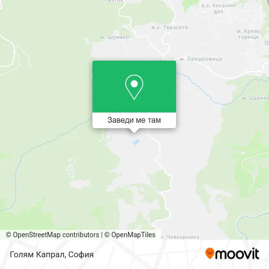 Голям Капрал карта