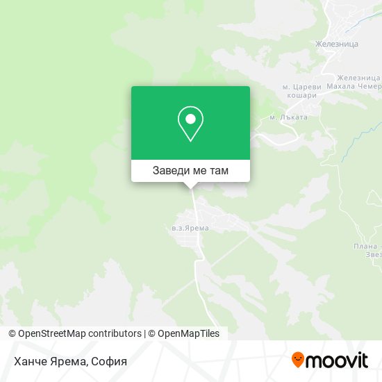 Ханче Ярема карта