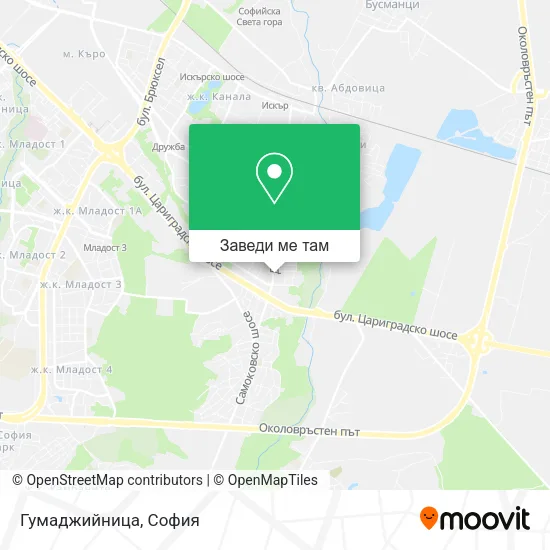 Гумаджийница карта