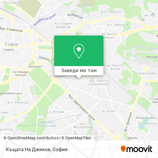 Къщата На Джиков карта