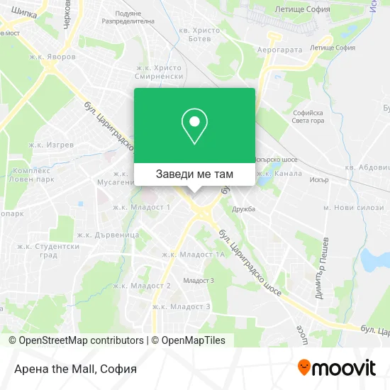 Арена the Mall карта