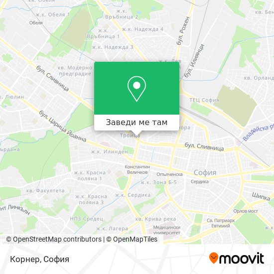 Корнер карта