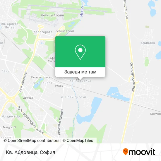 Кв. Абдовица карта