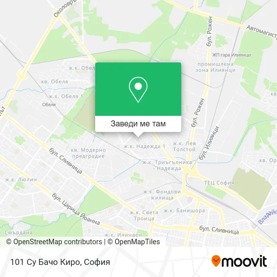 101 Су Бачо Киро карта