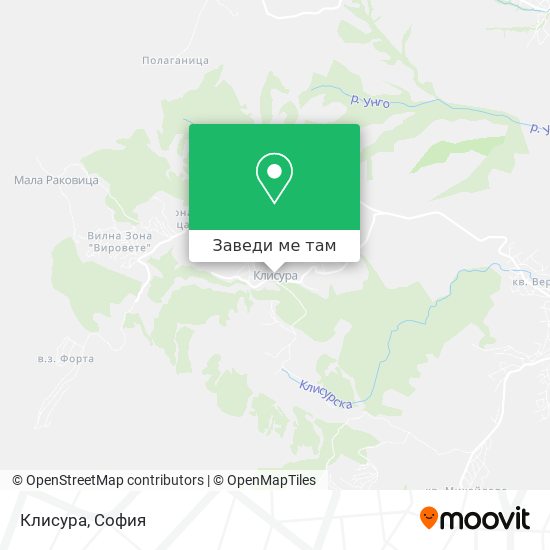 Клисура карта