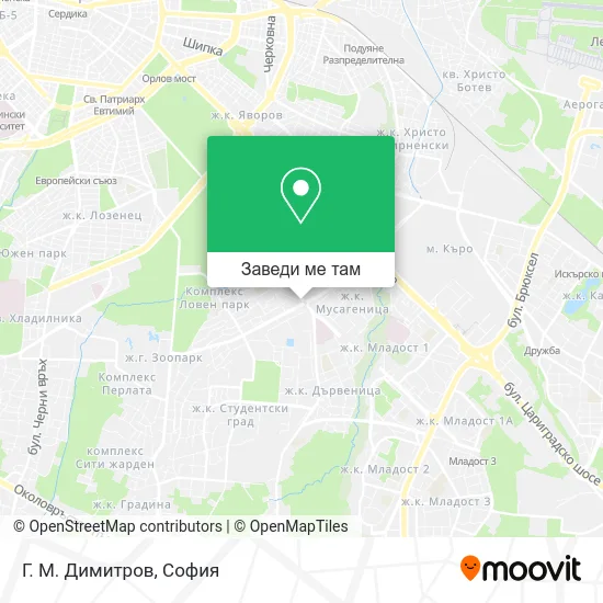 Г. М. Димитров карта