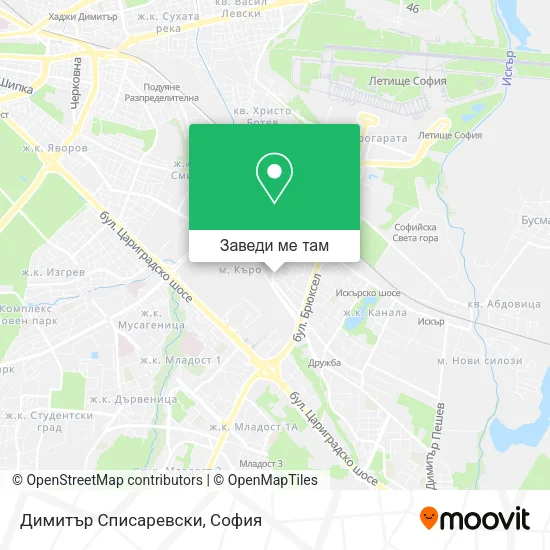 Димитър Списаревски карта