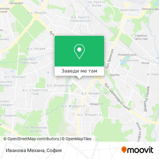 Иванова Механа карта
