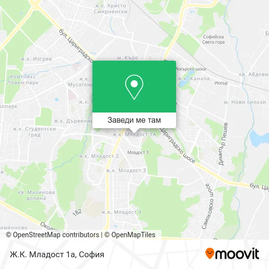 Ж.К. Младост 1а карта