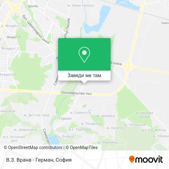 В.З. Врана - Герман карта