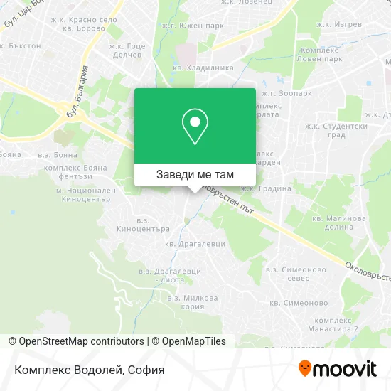 Комплекс Водолей карта