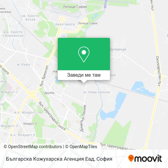 Българска Кожухарска Агенция Еад карта