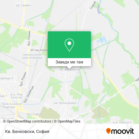 Кв. Бенковски карта