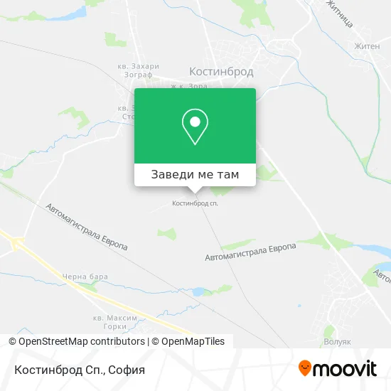 Костинброд Сп. карта