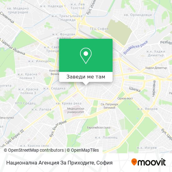 Национална Агенция За Приходите карта