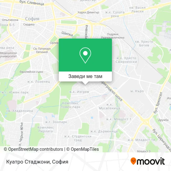 Куатро Стаджони карта
