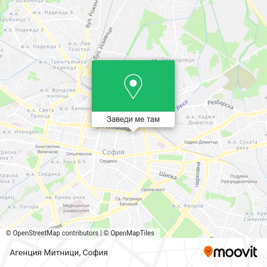 Агенция Митници карта