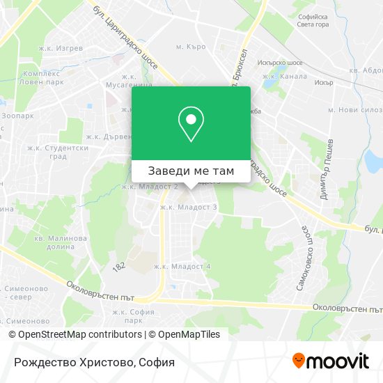 Рождество Христово карта