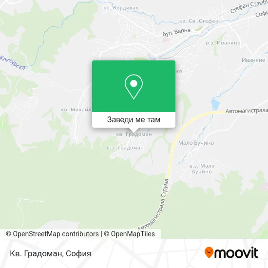 Кв. Градоман карта