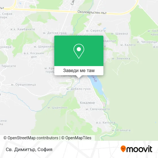 Св. Димитър карта