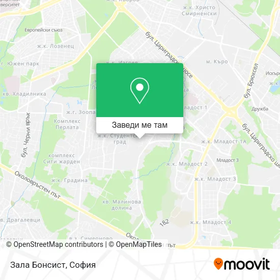 Зала Бонсист карта