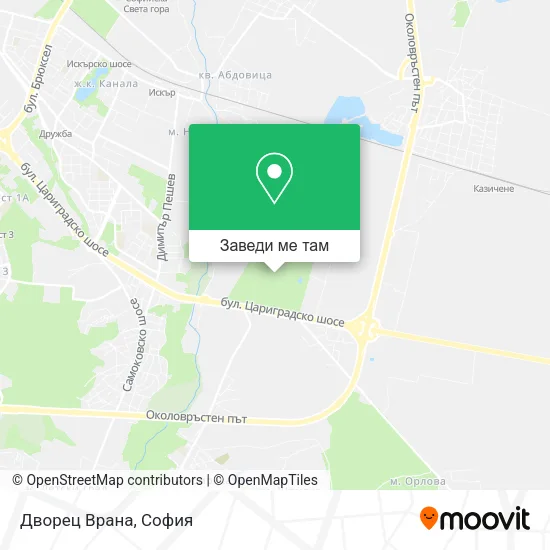 Дворец Врана карта