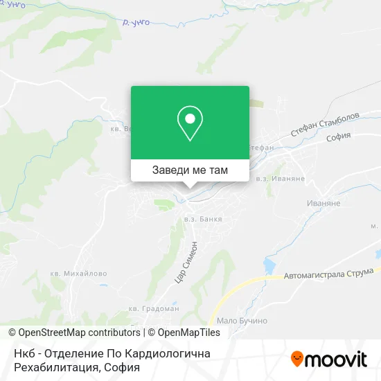 Нкб - Отделение По Кардиологична Рехабилитация карта